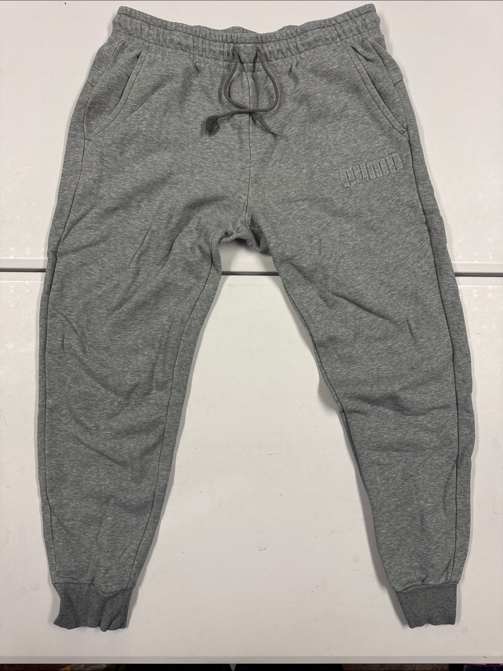 Puma Gray Men's Athletic Jogger Sweatpants